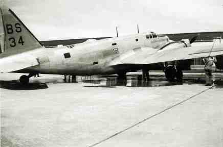 Another visitor: B-18 of the 32nd Bombardment Squadron.
