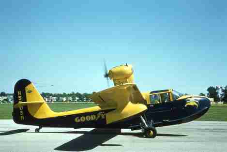 A later version of the Duck: the GA-2. This aircraft, N5505M, was used by Goodyear for various purposes. Date of photo is June, 1960.